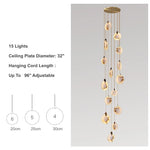 Moonshade Natural Marble Pendant Light Fixture