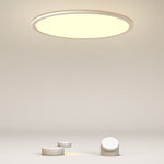 16'' Modern LED Ultrathin White Black Flush Mount Lights Circle Ceiling Lights