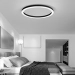 16'' Modern Simple Circle Flush Mount LED Lights Dimmable Ceiling Lights with Remote