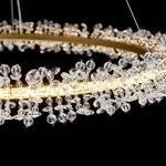 Capri Double Ring Crystal Chandelier