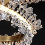 Capri Double Ring Crystal Chandelier