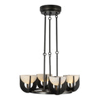 Colette LED Chandelier Urban Bronze/Alabaster