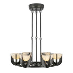 Colette LED Chandelier Urban Bronze/Alabaster