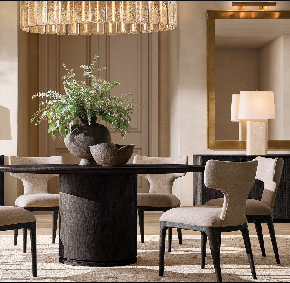 Calamette Glass Round Chandelier 60"