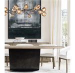 Boule De Cristal Smoke Glass Round Chandelier 48"