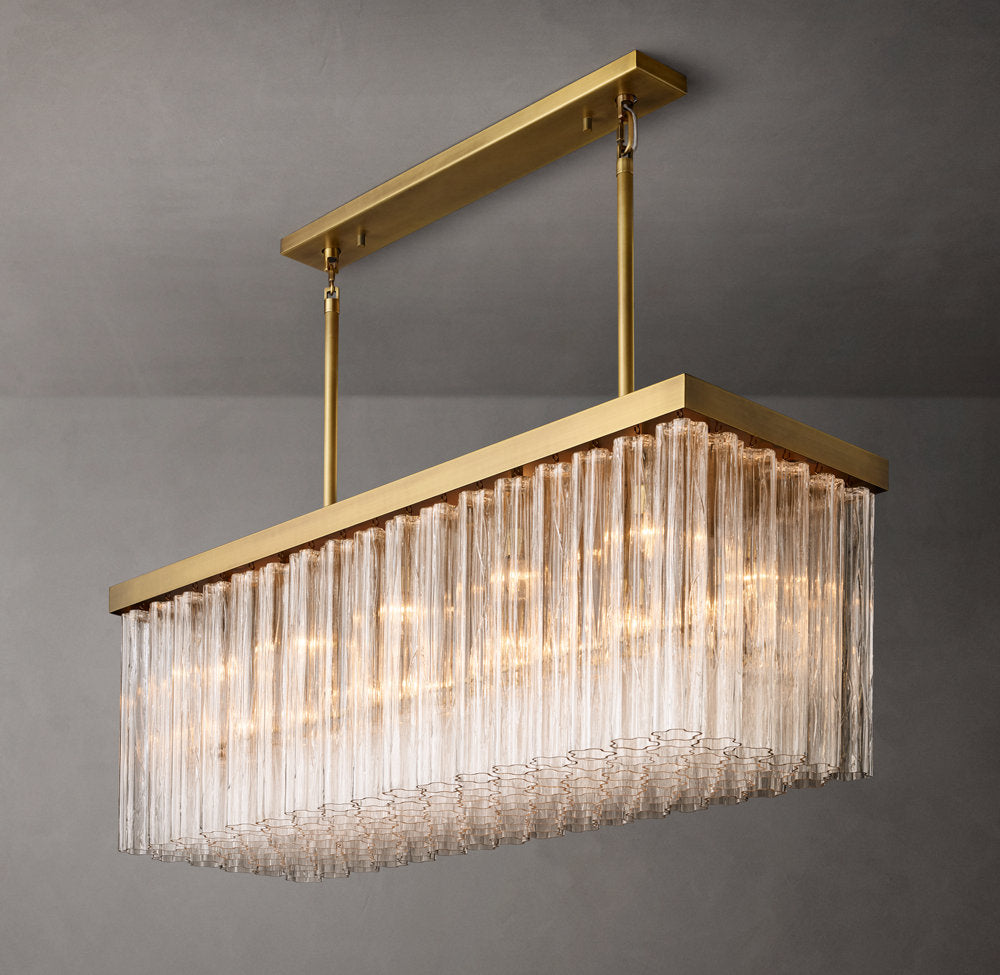 Cielo Rectangular Chandelier 54"