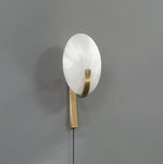 Alice Alabaster Plug-in Wall Lamp