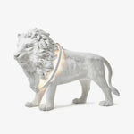 Leo Lion Sculpture Floor Lamp