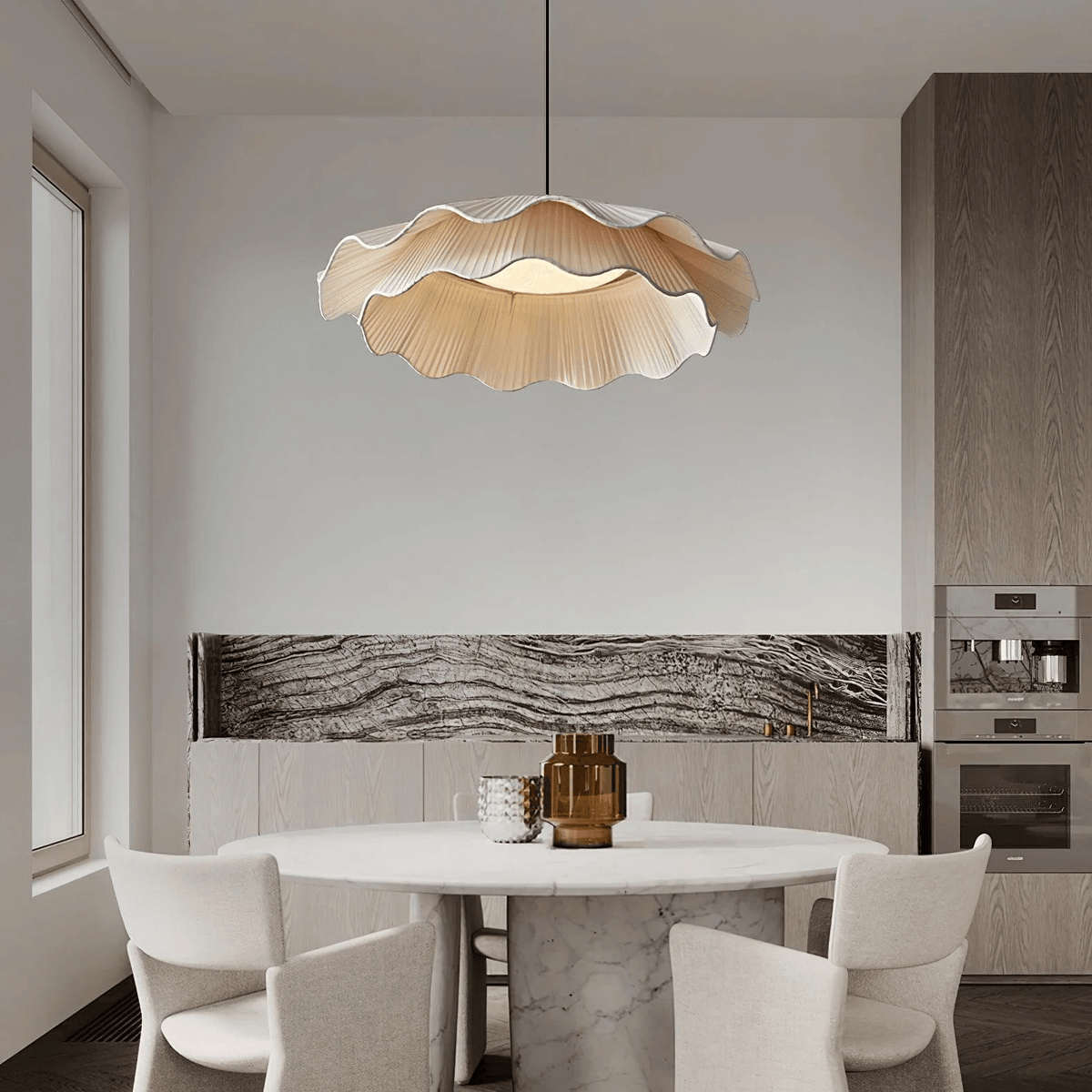 Arwen Fabric Wave Pendant Lamp