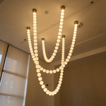 Pearl Necklace Balls Chandelier