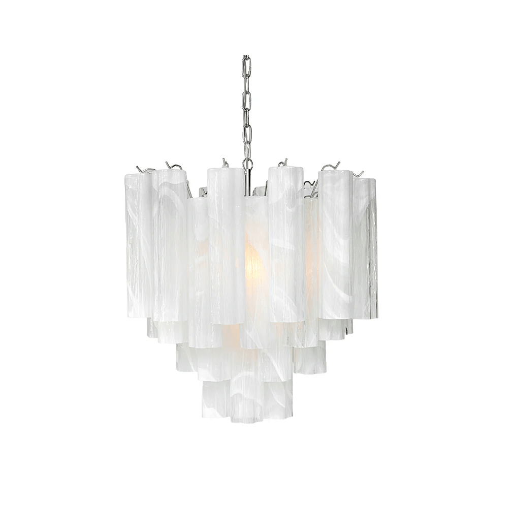 Frosted Glass Tubes Chandelier