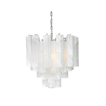 Frosted Glass Tubes Chandelier
