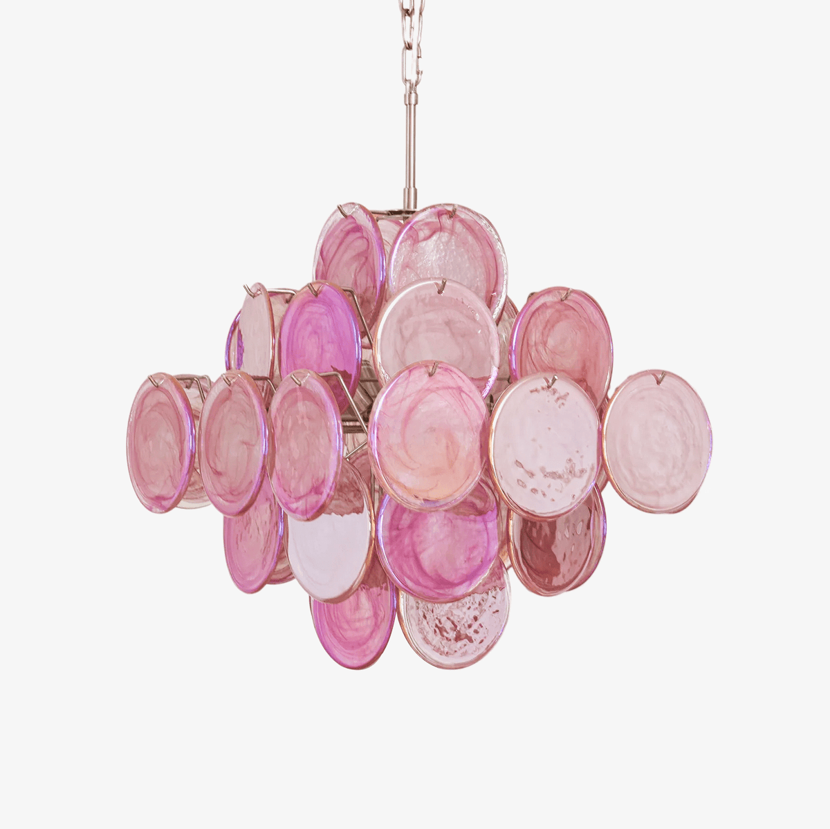 Aurelia Pink Murano Glass Chandelier