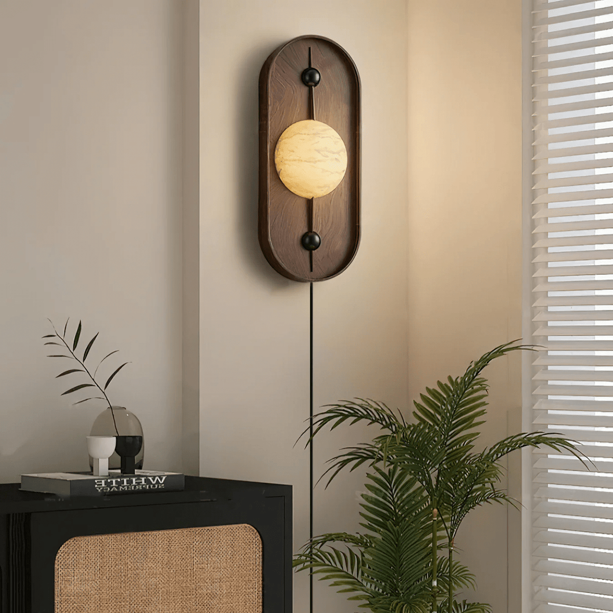 Bezel Plug-in Wall Lamp