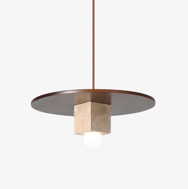 Tondo Stone Disc Pendant Light