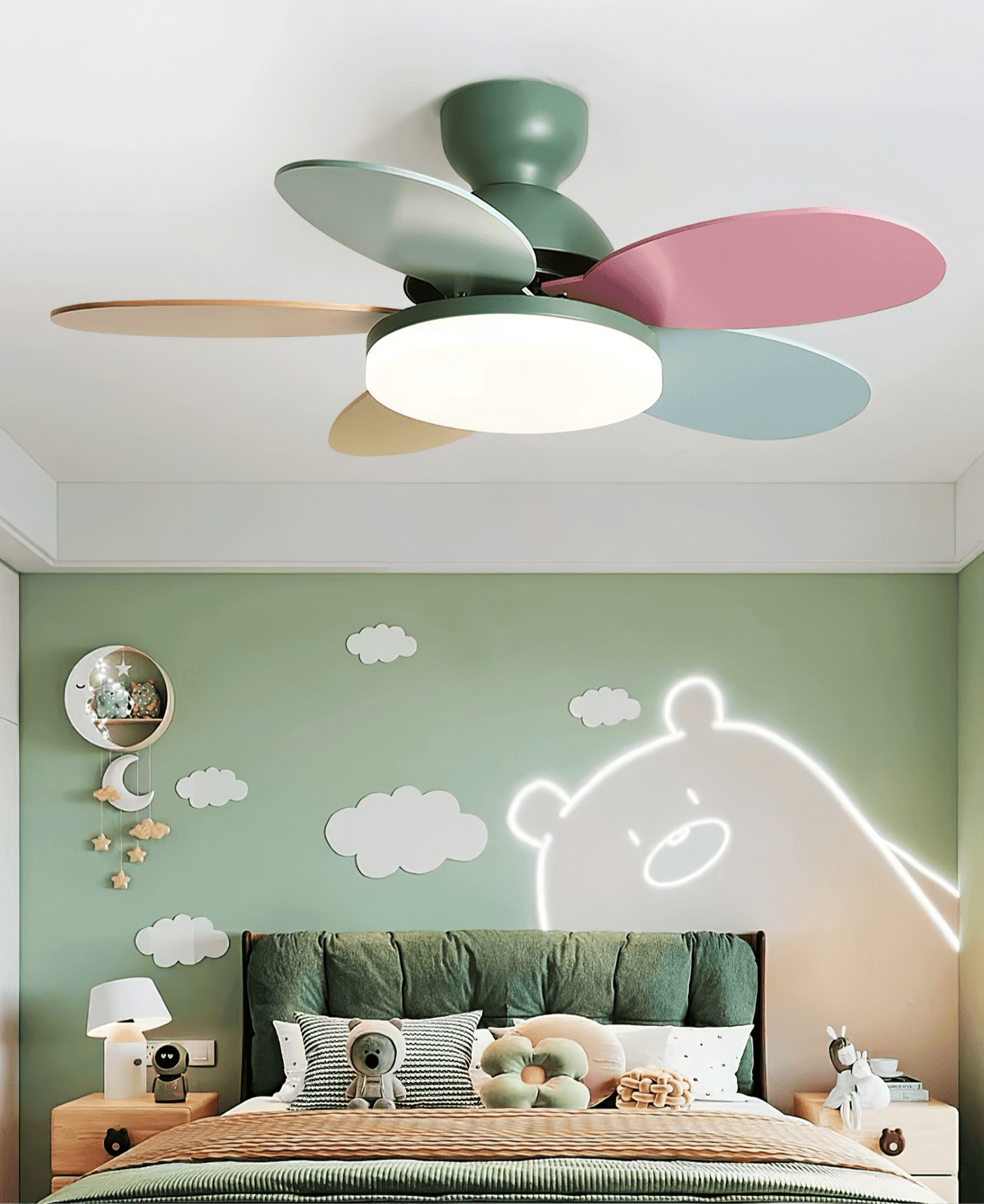Petalo Ceiling Fan Light