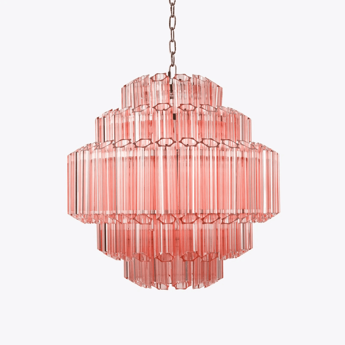 Pink Palermo Murano Chandelier