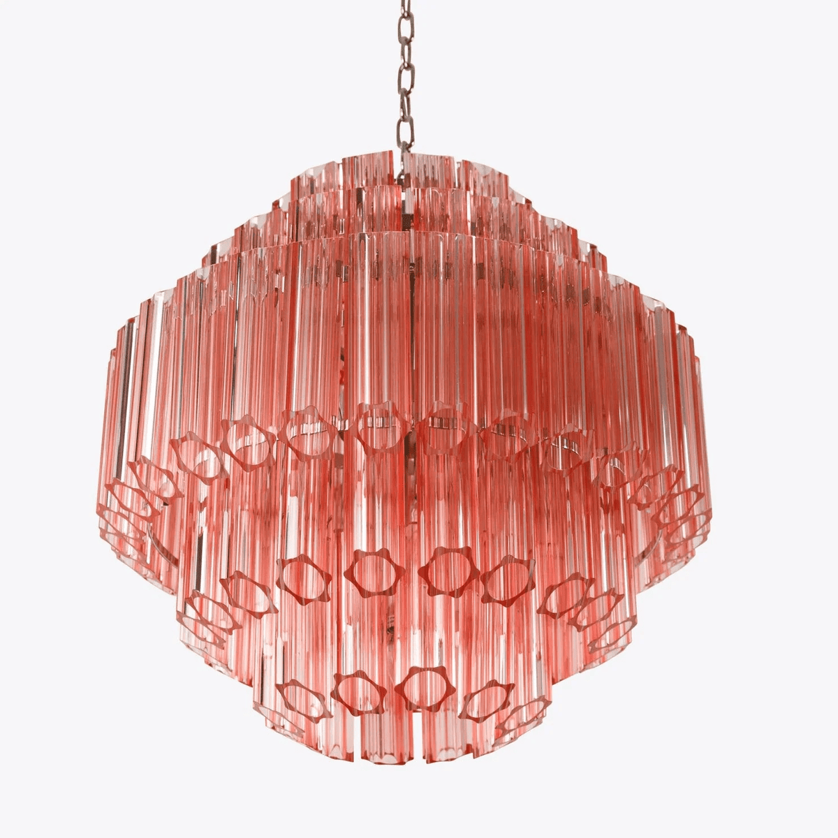 Pink Palermo Murano Chandelier