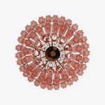 Pink Palermo Murano Chandelier