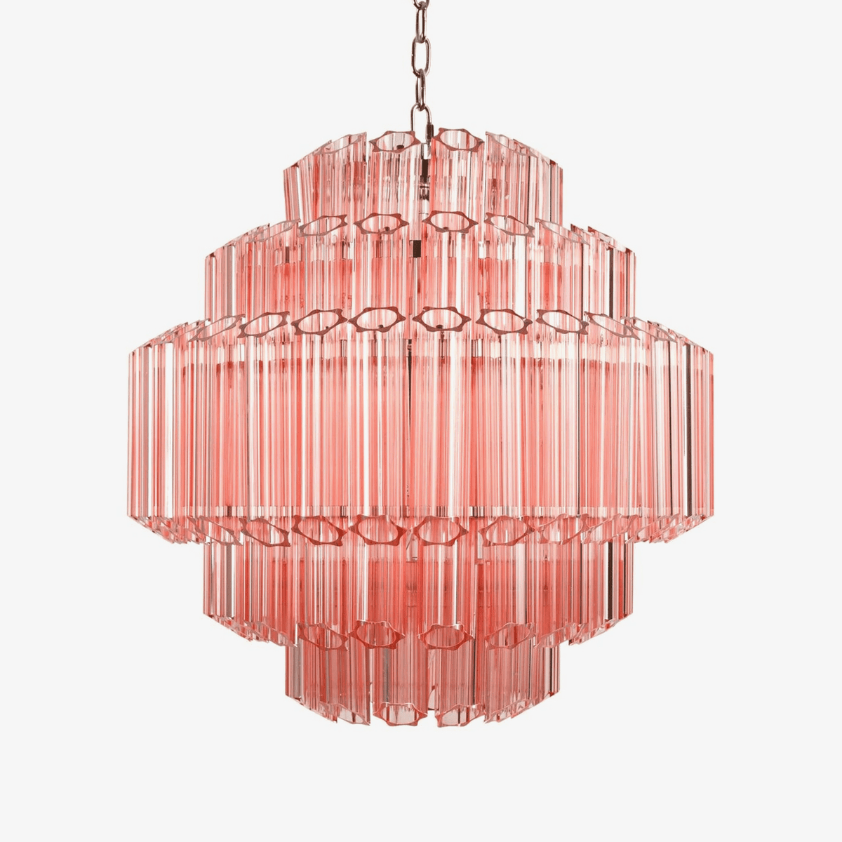 Pink Palermo Murano Chandelier