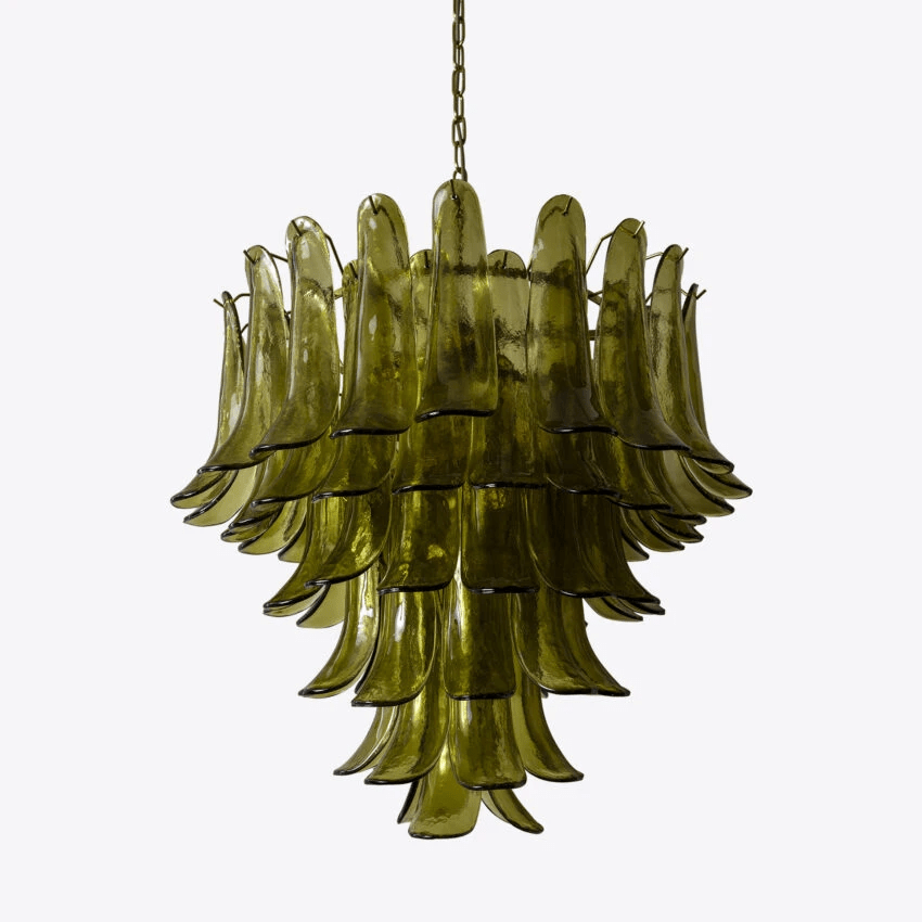 Green Petalo Chandelier