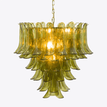 Green Petalo Chandelier