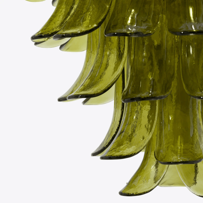Green Petalo Chandelier