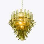 Green Petalo Chandelier