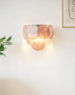 Lunaria Disc Murano Wall Lamp