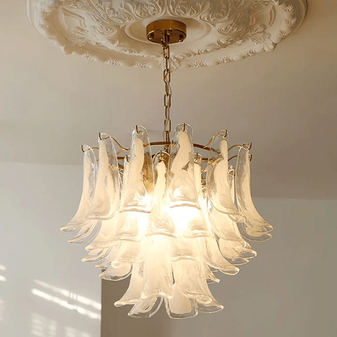 Murano Glass Petals Chandelier
