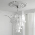 Murano Glass Petals Chandelier