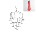 Murano Glass Petals Chandelier