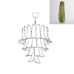 Murano Glass Petals Chandelier