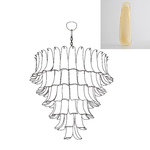 Murano Glass Petals Chandelier