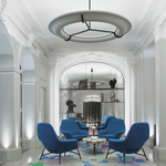 Carve Alabaster Pendant Light