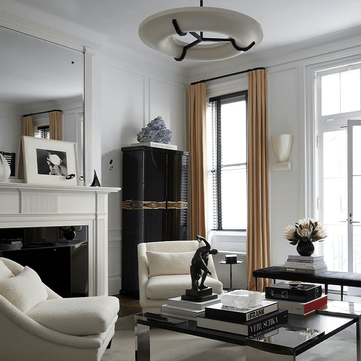 Carve Alabaster Pendant Light