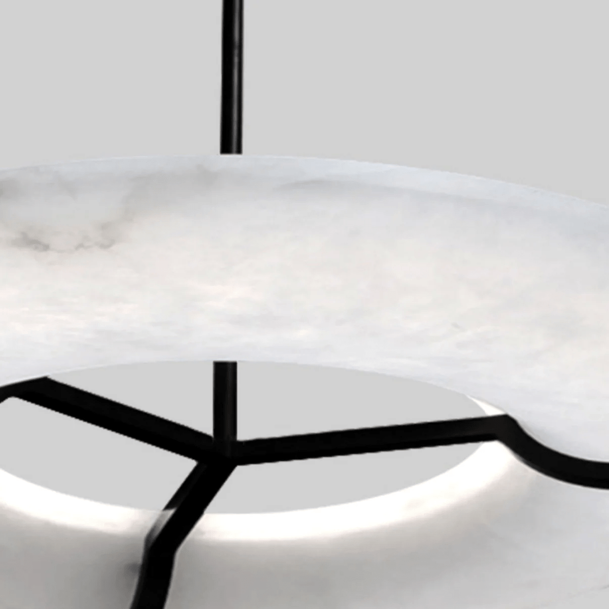 Carve Alabaster Pendant Light