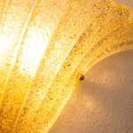 Scallop Edge Glass Wall Lamp