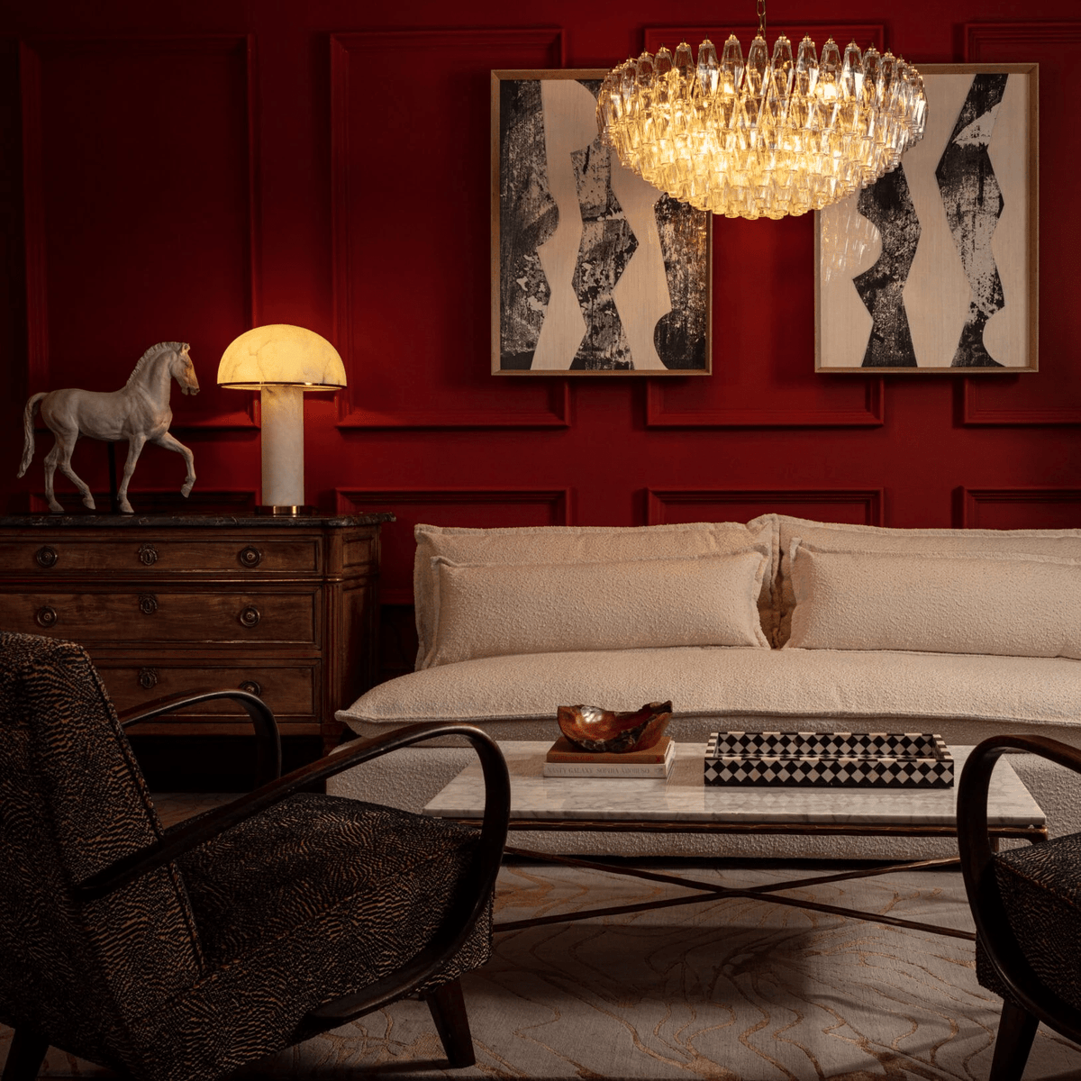 Clear Sorrento Chandelier