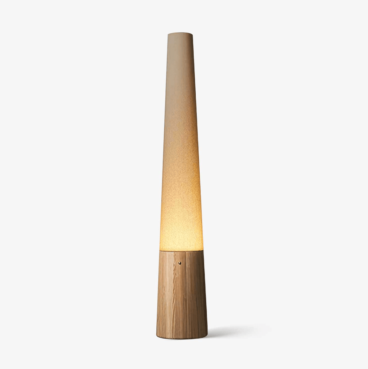 Cone Wooden Floor Lamp