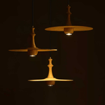 Wooden Spin Pendant Light