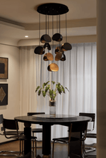 Orbit Fold Wood Pendant Light