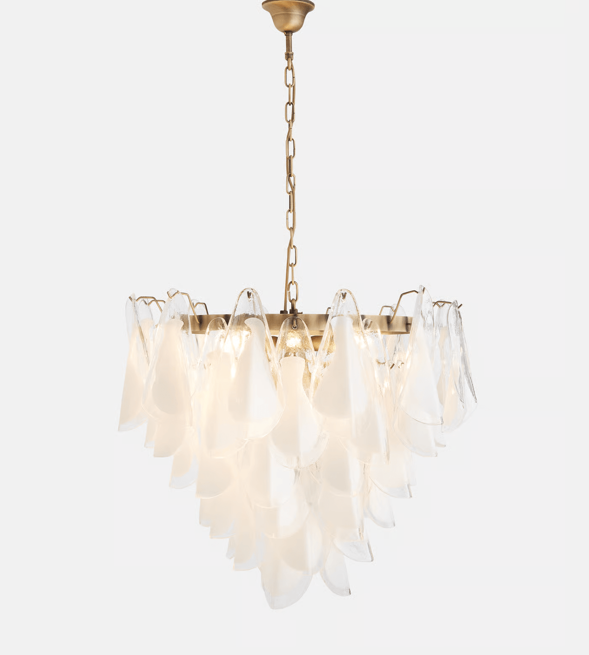 Lunara White Murano Chandelier
