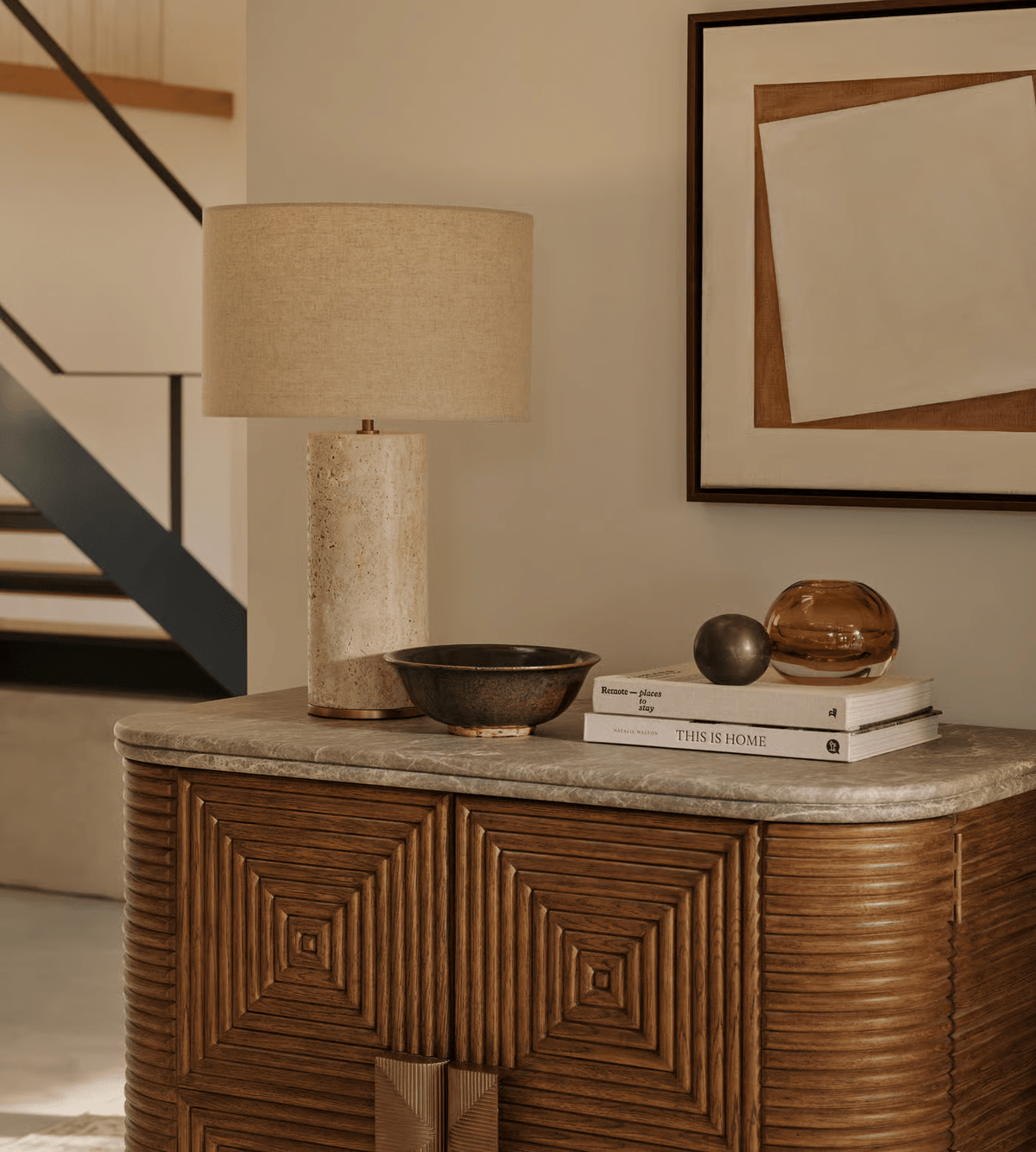 Aria Stone Table Lamp