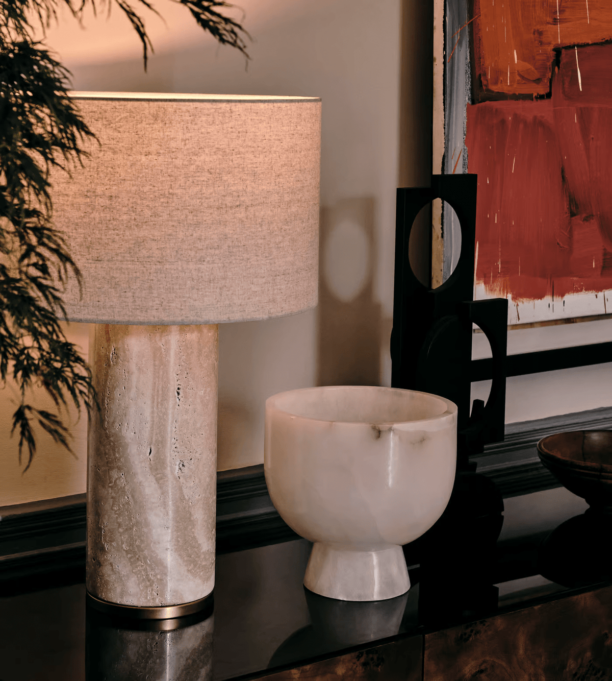 Aria Stone Table Lamp