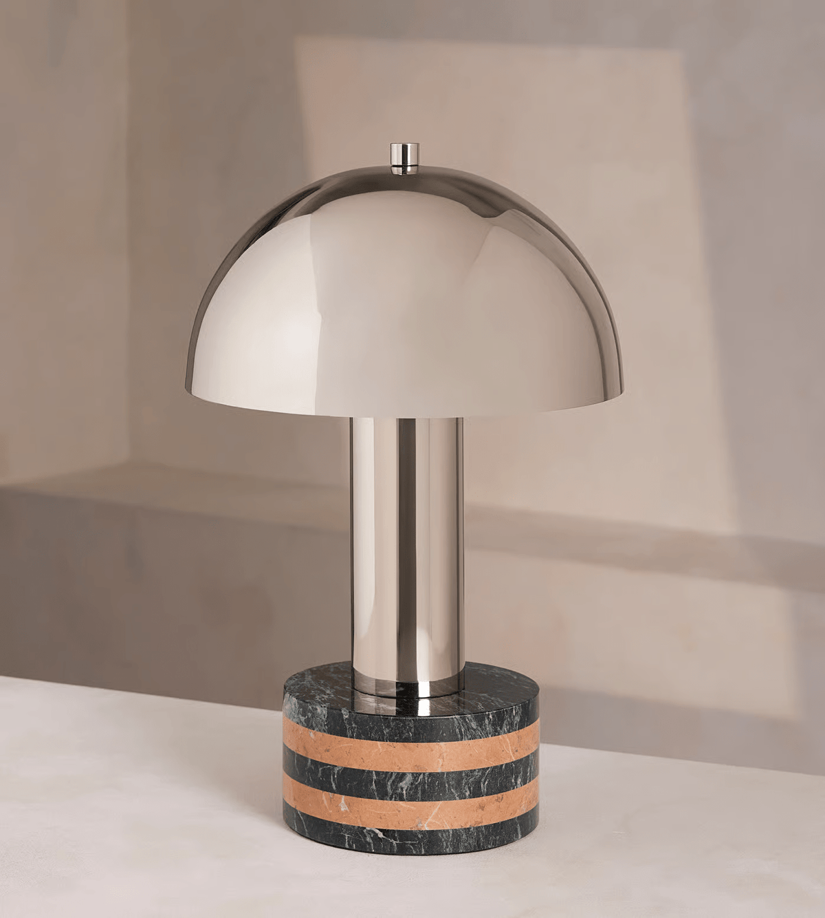 Luno Chrome Table Lamp