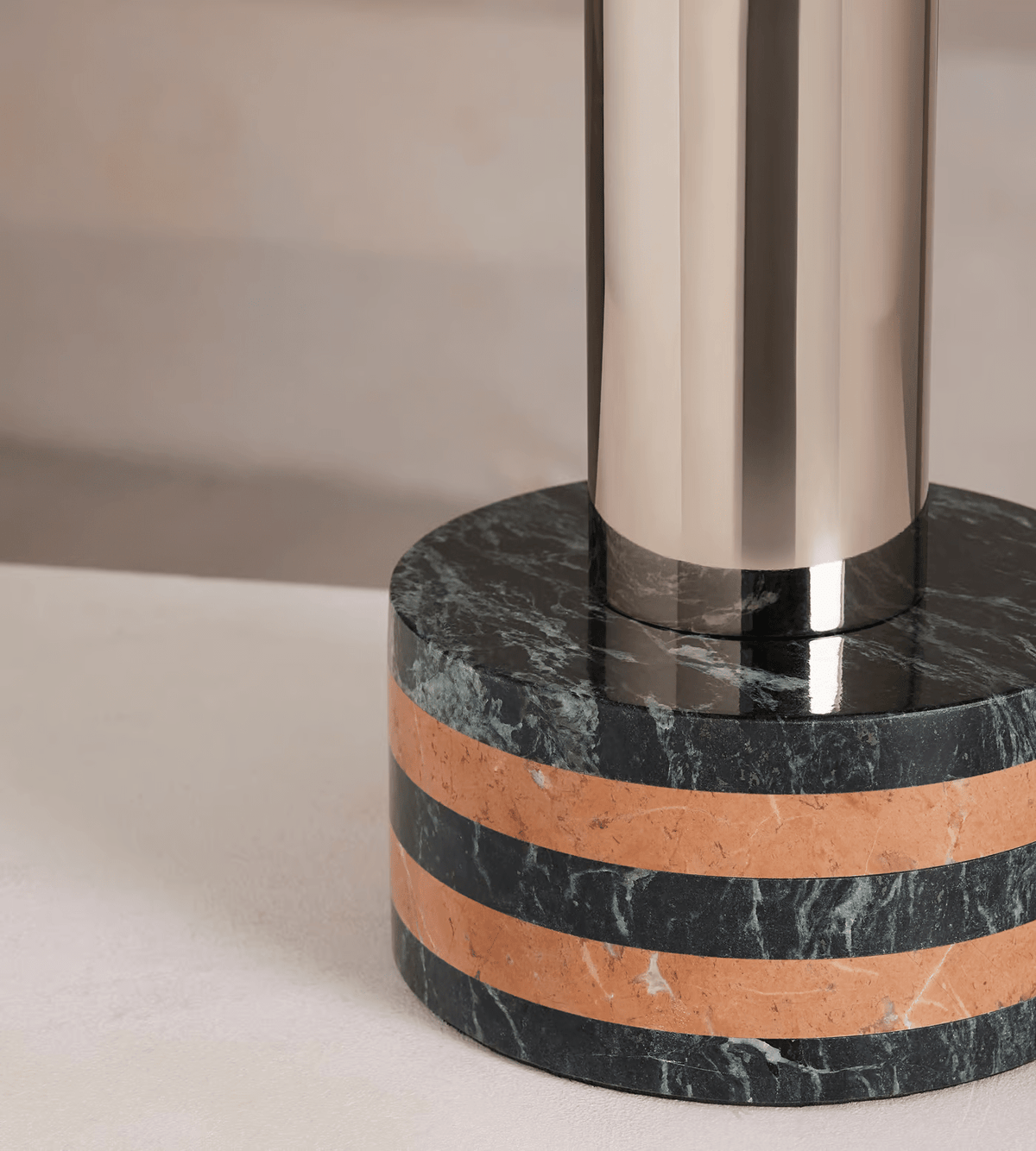 Luno Chrome Table Lamp