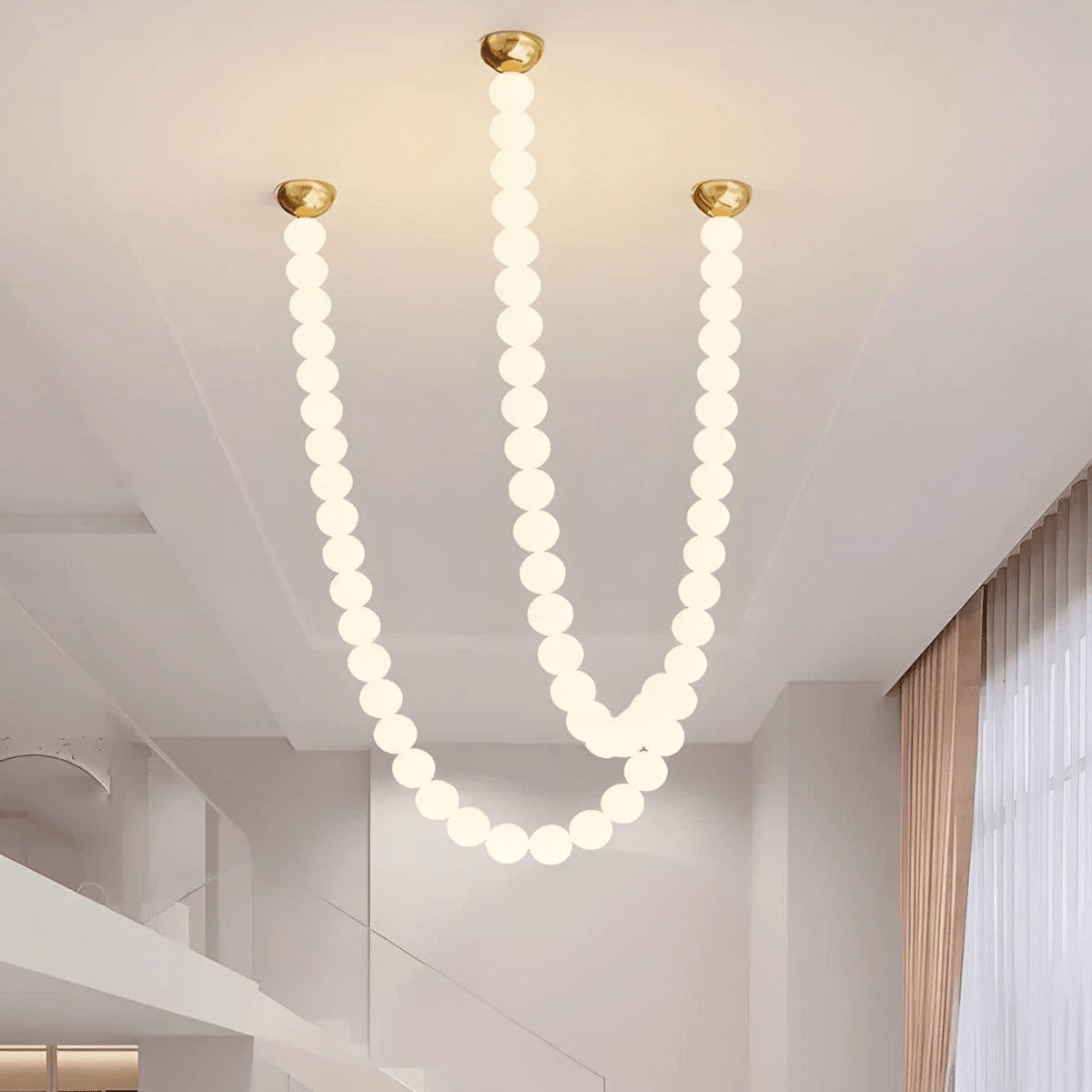Halti Necklace Acrylic Chandelier
