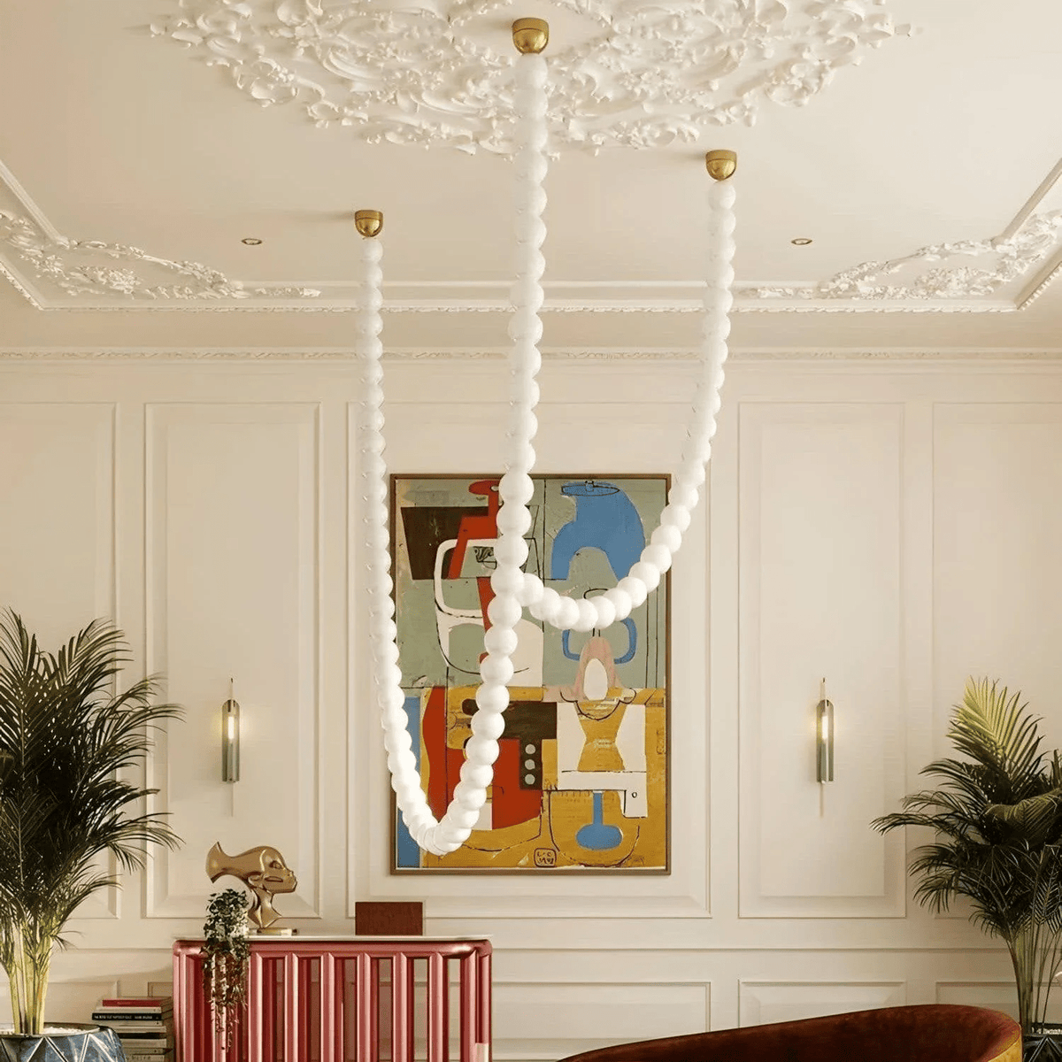 Halti Necklace Acrylic Chandelier