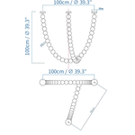 Halti Necklace Acrylic Chandelier